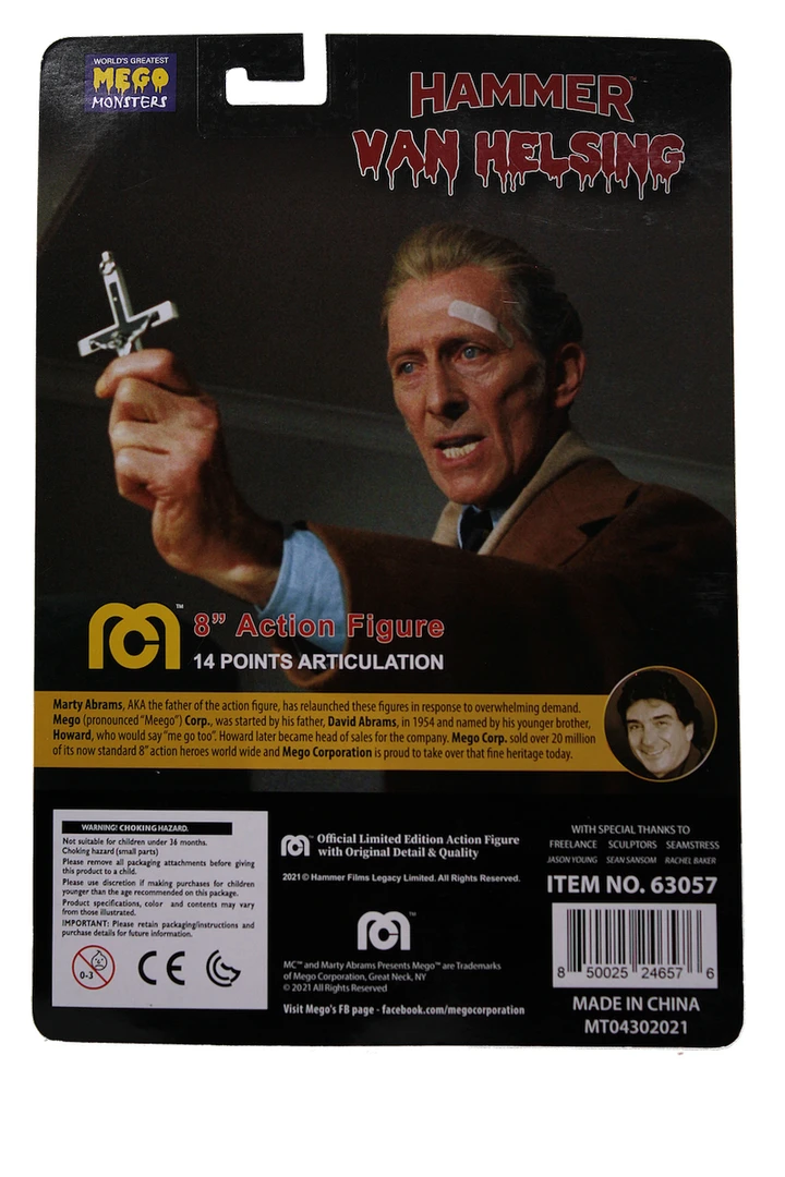Mego Horror Wave 13 - Hammer Van Helsing 8" Action Figure All Mego 2 Mego Horror Wave 13 - Hammer Van Helsing 8" Action Figure All Mego