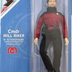 Mego Star Trek Wave 13 - Will Riker 8" Action Figure All Mego