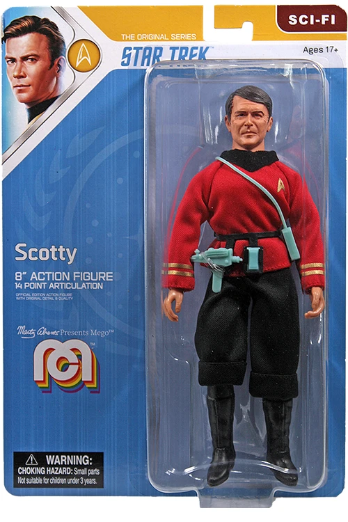 Mego Star Trek Wave 12 - Scotty 8" Action Figure 1 Mego Star Trek Wave 12 - Scotty 8" Action Figure