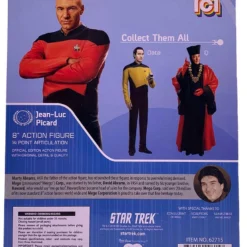 Mego Star Trek Wave 8 - Captain Picard 8" Action Figure All Mego